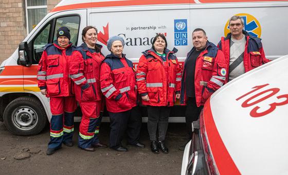 该专用车辆不仅能在本地区内，还能在整个乌克兰境内运送危重病人。